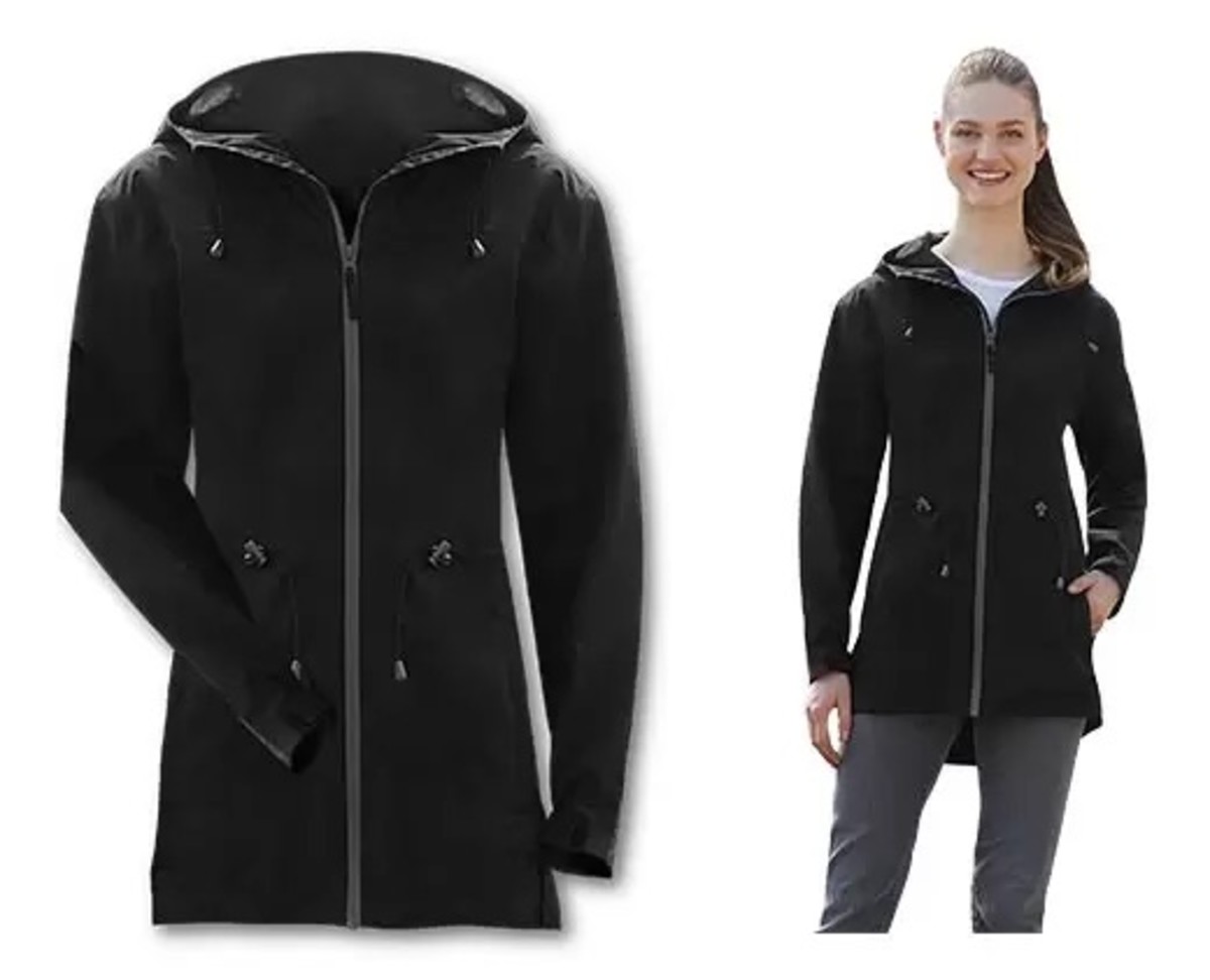 Crane Ladies Rain Jacket black