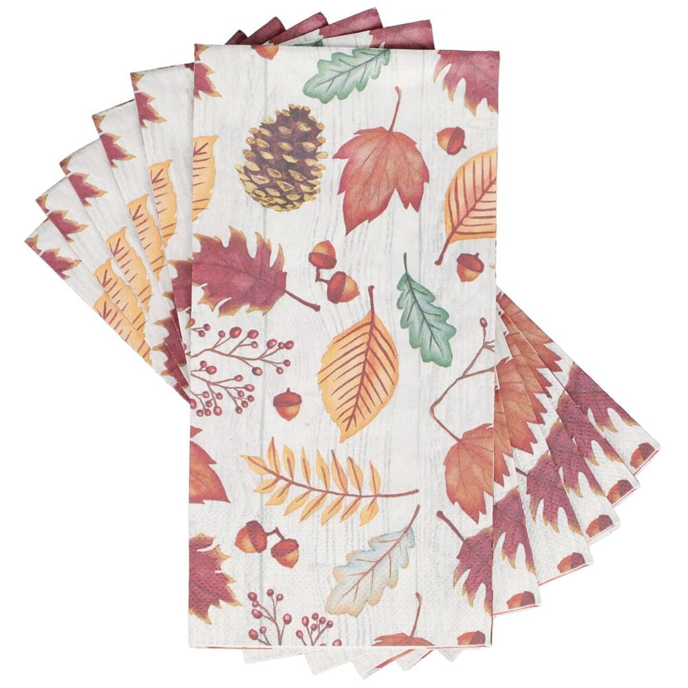 Dollar Tree Leaf Guest Paper Napkins, 14 ct