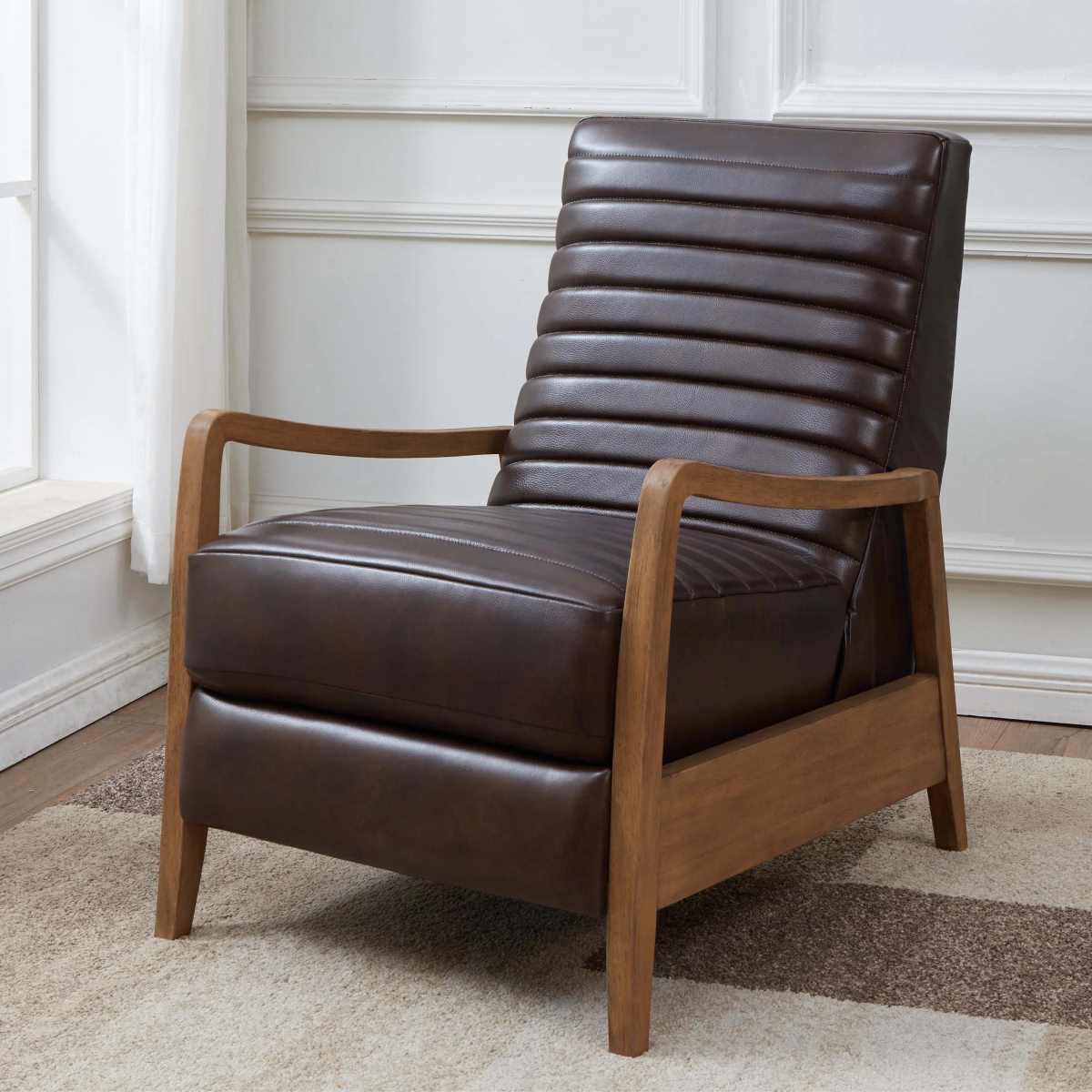 Henrik Leather Pushback Recliner