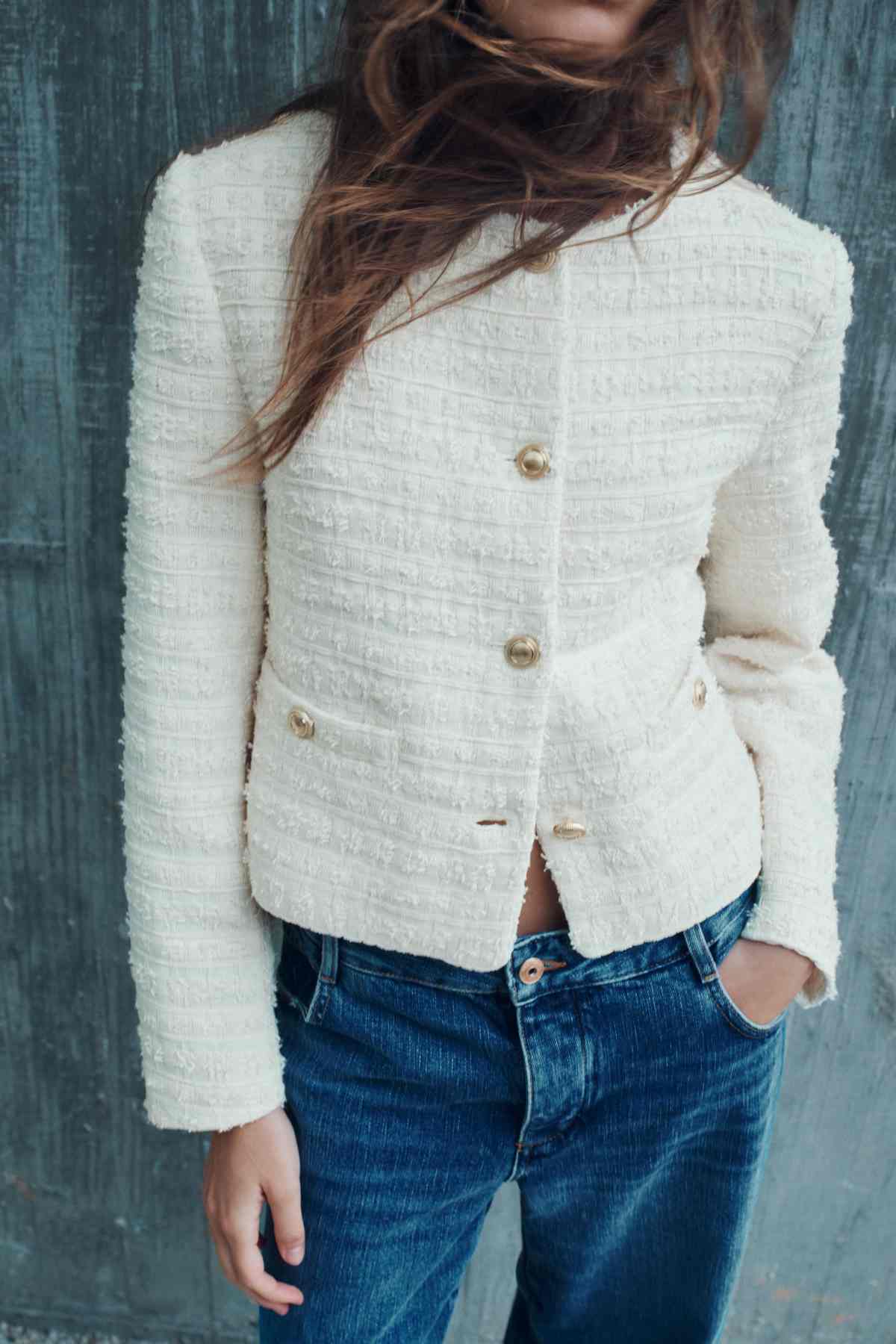 Zara Textured Blazer