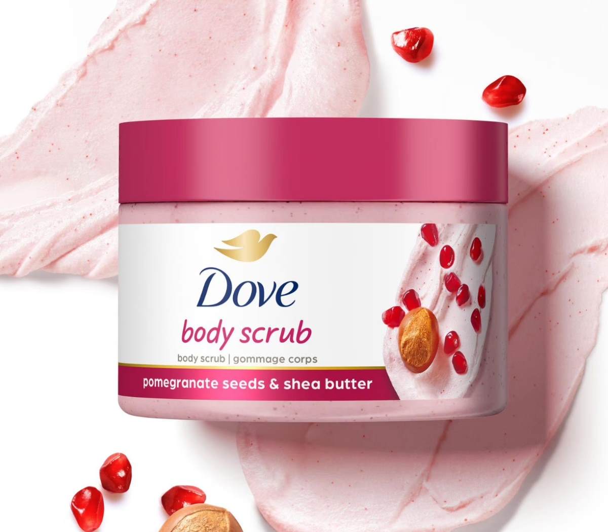 dove body scrub