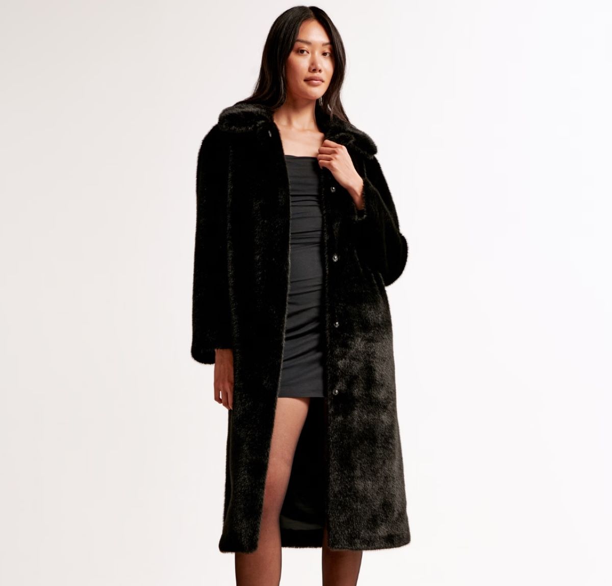 A&F Faux Fur Coat