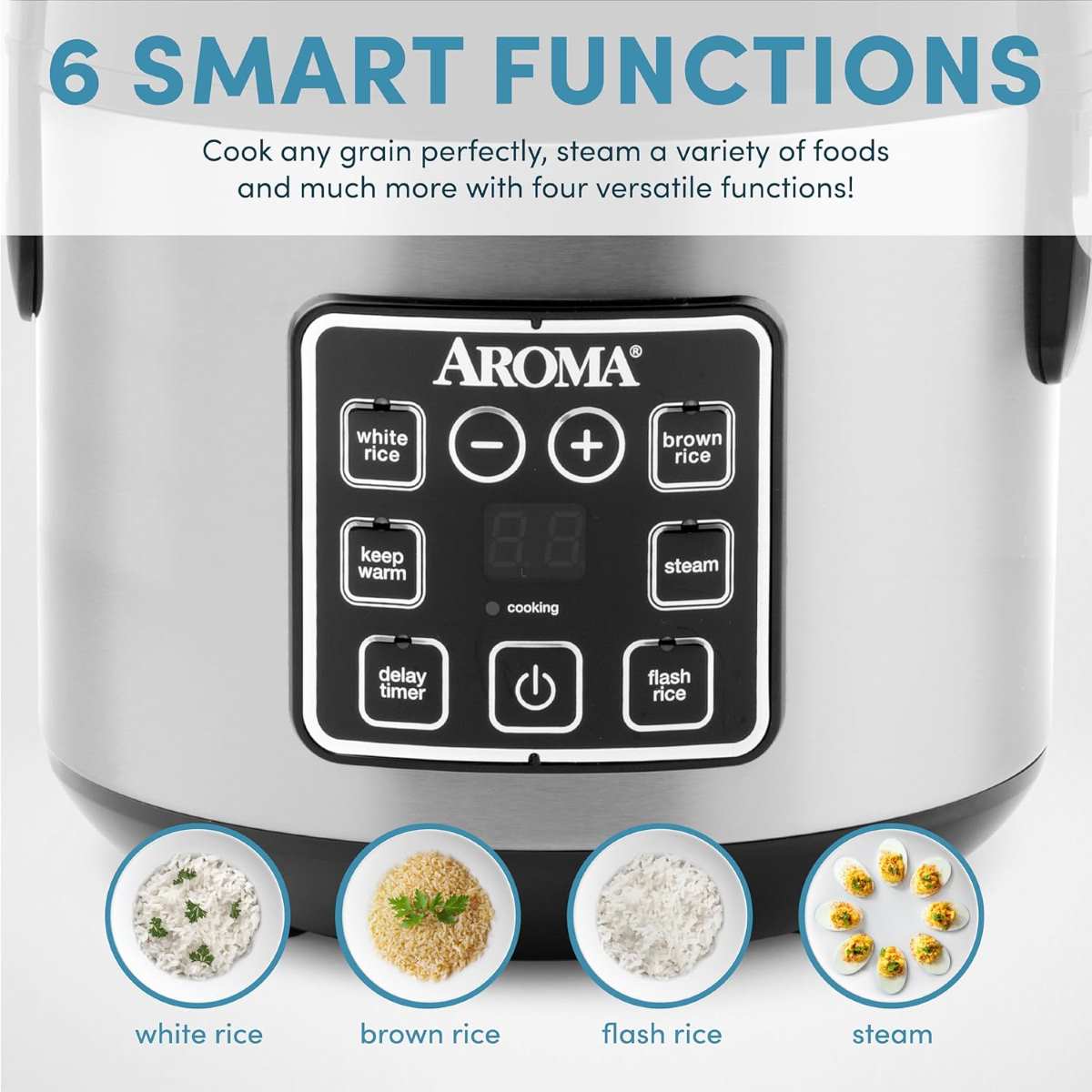 AROMA Digital Rice Cooker - Digital Panel