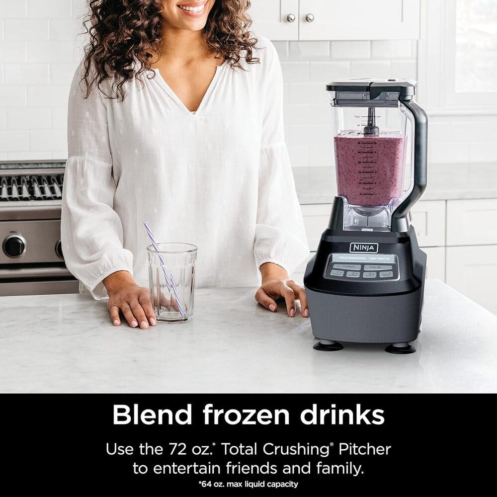 Amazon Ninja Blender, Food Processor, Blender for-Smoothies, Includes Pitcher