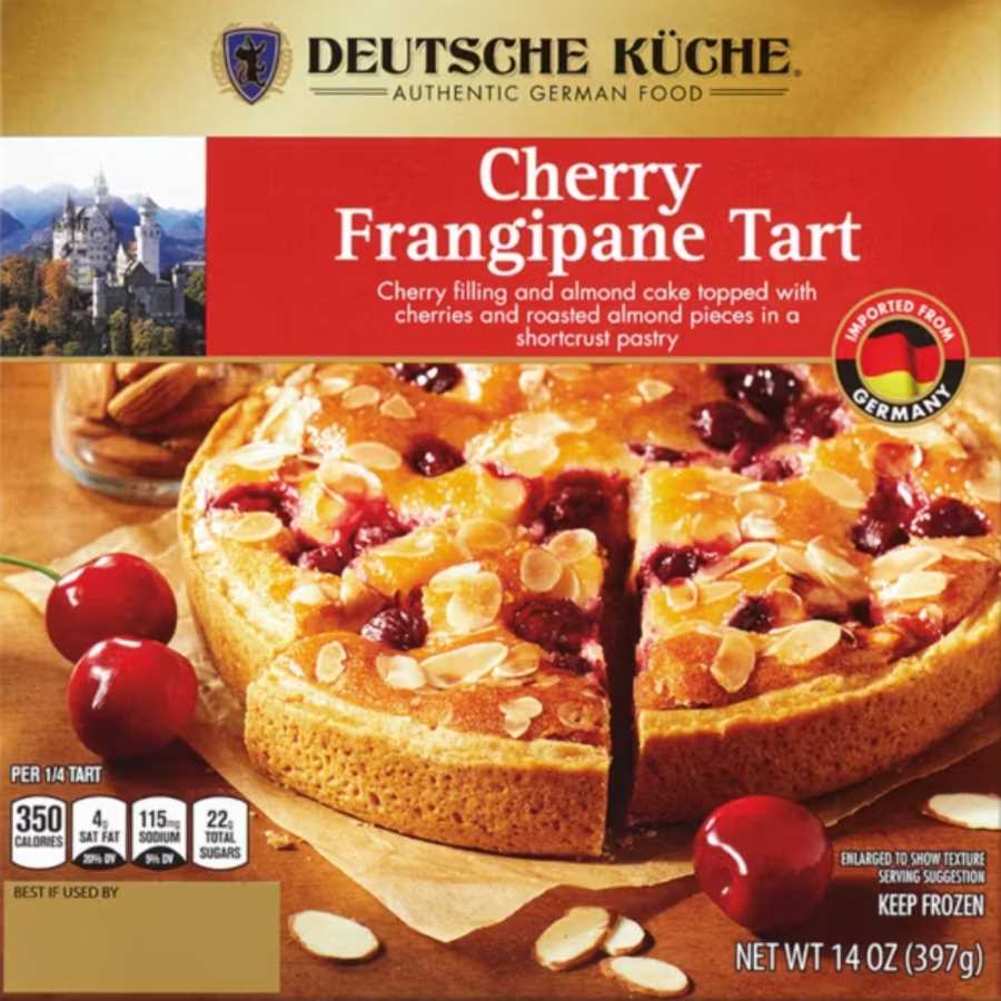 Deutsche Küche Cherry Frangipane Tart