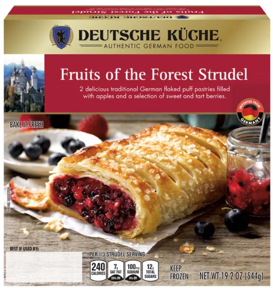 Deutsche Küche Frozen Fruits of The Forest Strudel