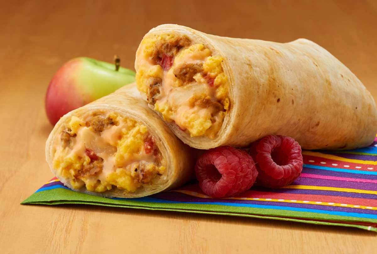 El Monterey XX Large Egg, Potato, Cheese Sauce & Sausage Breakfast Wrap, 6.5 oz