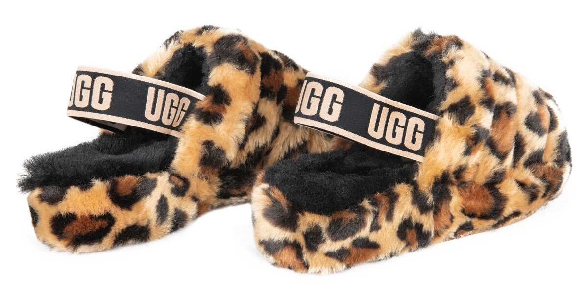 UGG Ladies' Fluff Yeah Slide Spotty Slipper