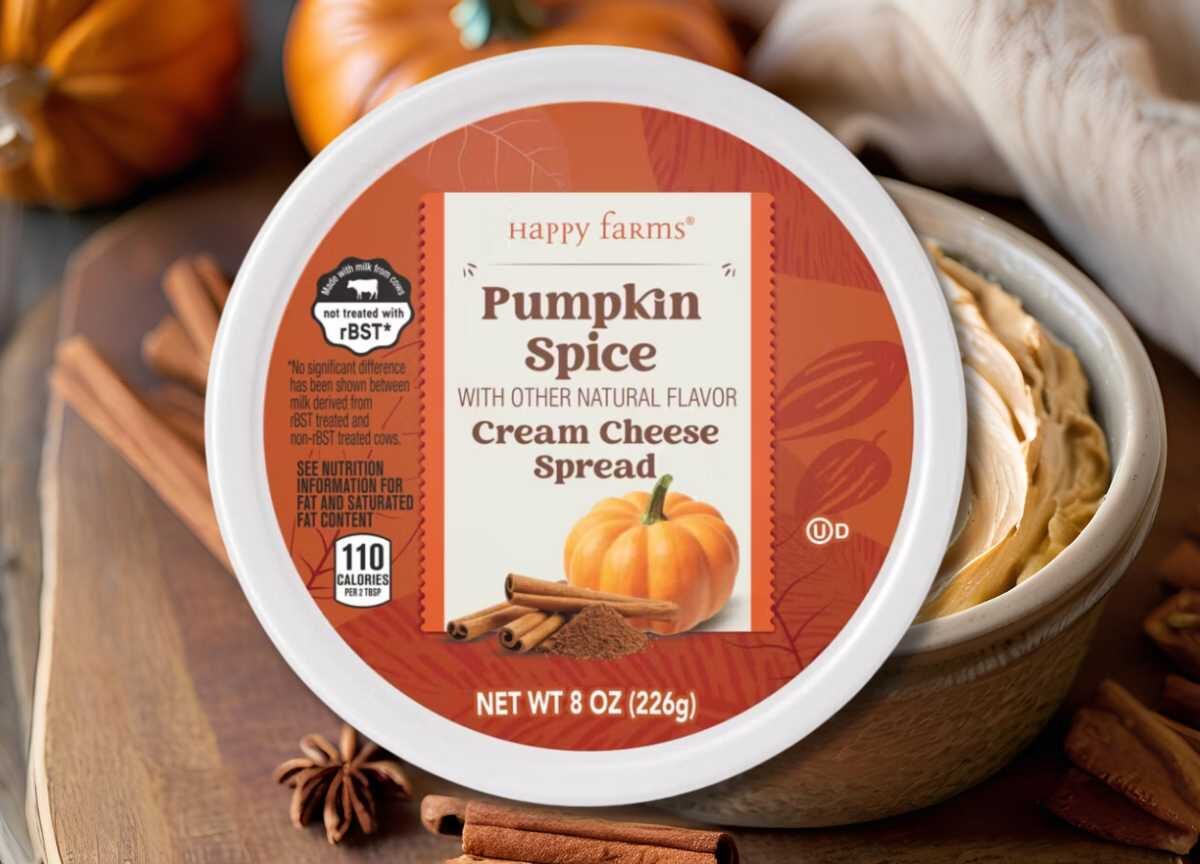 Happy Farms Pumpkin Spice Cream Cheese