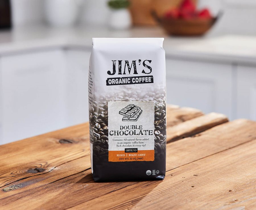 Jims Organic Coffee Double Chocolate Coffee - Ground