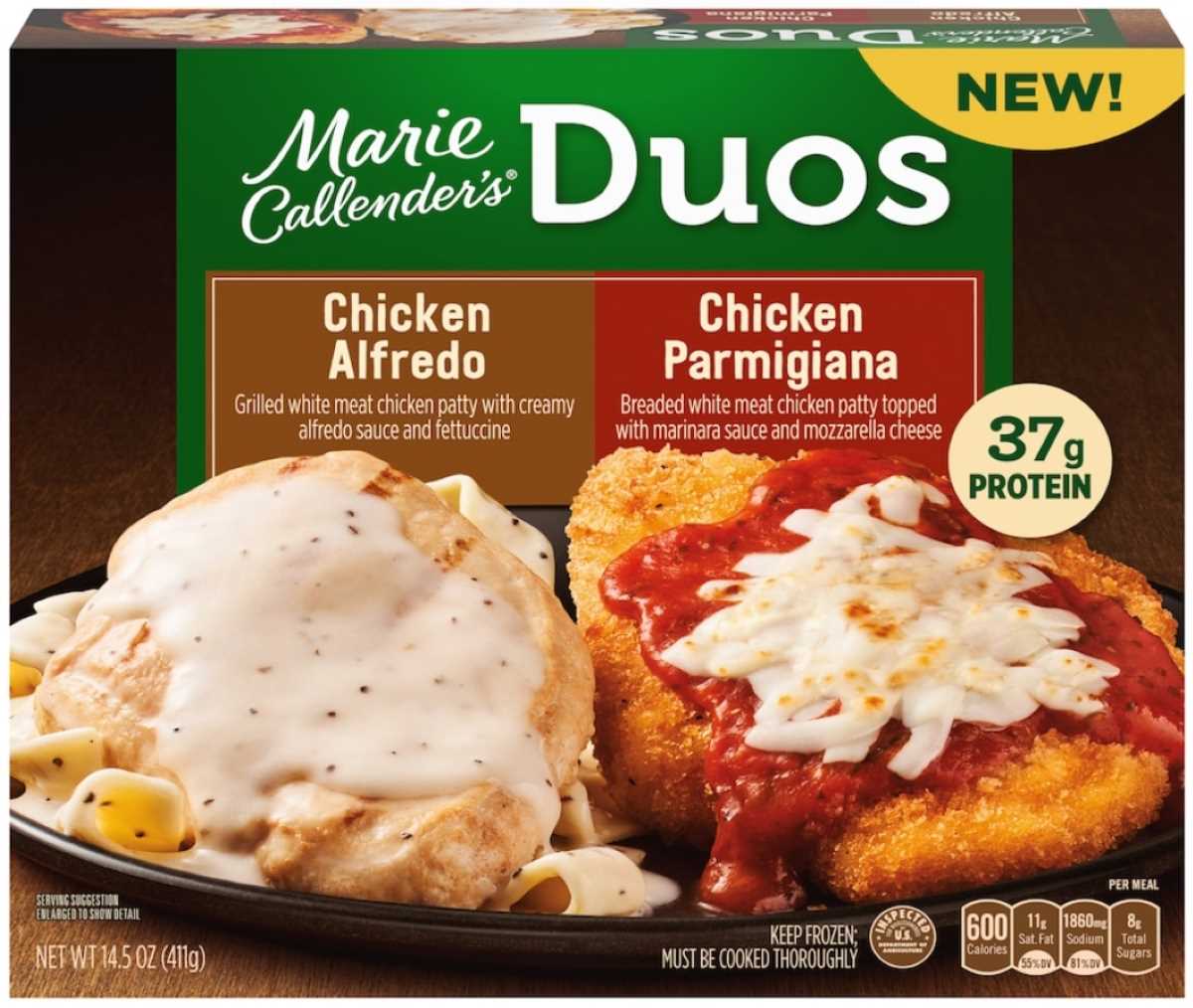 Marie Callender's Duos Chicken Alfredo & Chicken Parmigiana Frozen Meal