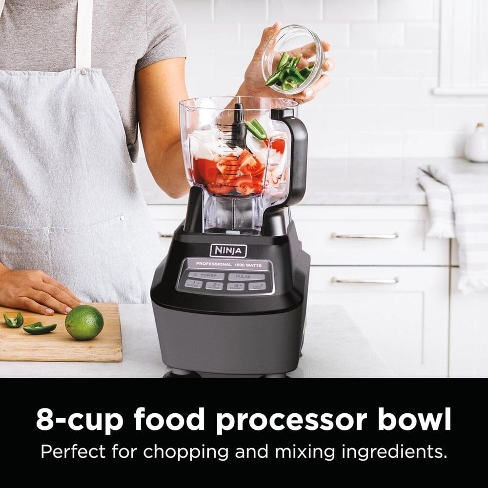 Ninja Blender, Food Processor, Blender for-Smoothies, Includes Pitcher Amazon