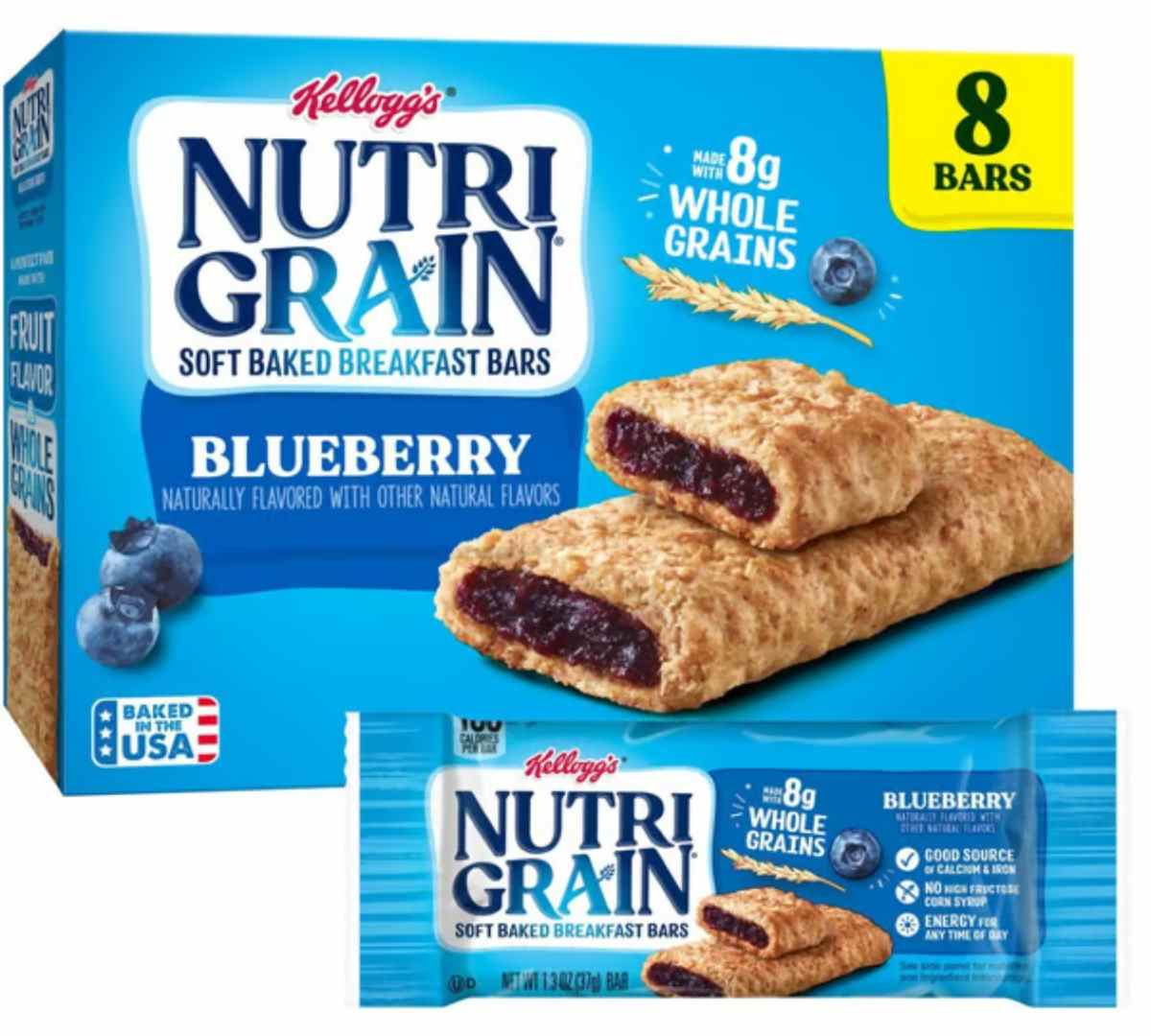 Nutri-Grain Blueberry Soft Baked Breakfast Bars