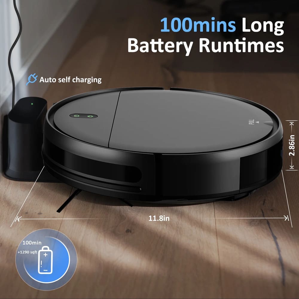 ONSON Robot Vacuum Mop Combo WiFi, App, Alexa Robotic Vacuum Cleaner Walmart