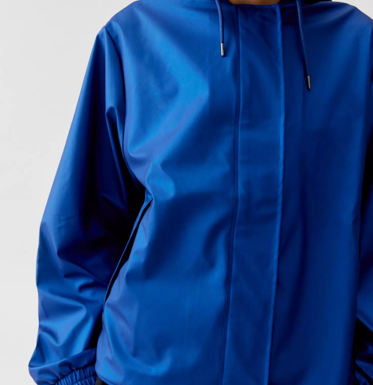 RAINS Cropped String Waterproof Rain Jacket