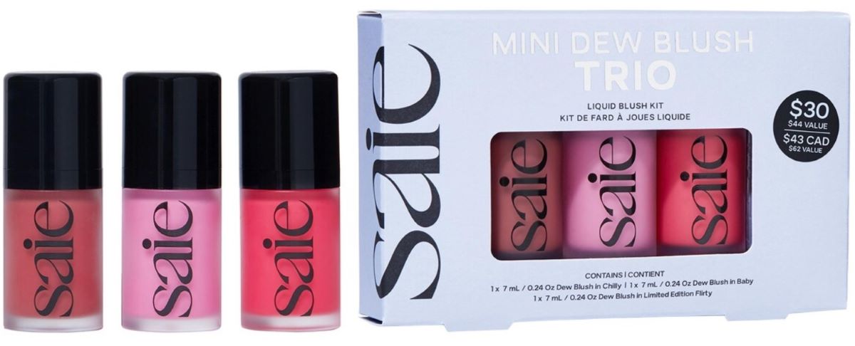 Saie Mini Dew Blush Trio Set