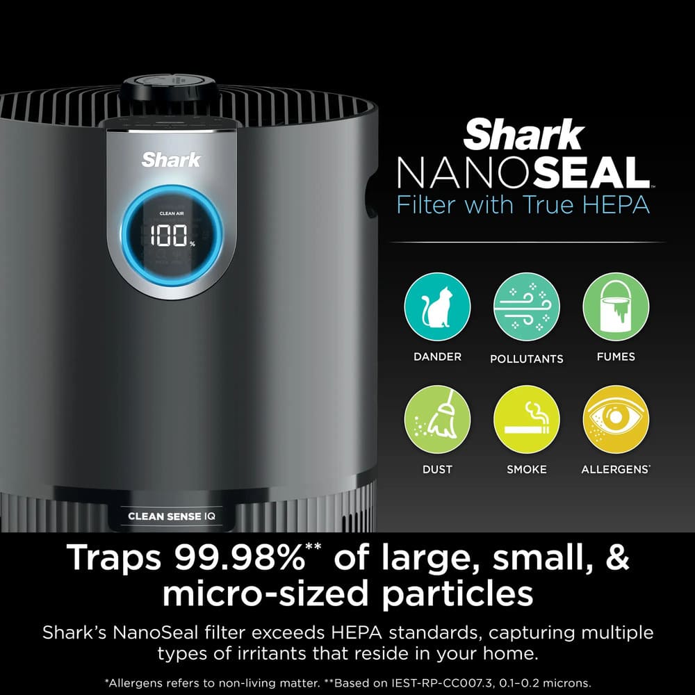 Shark - Clean Sense Air Purifier MAX Best Buy with Odor Neutralizer Technology