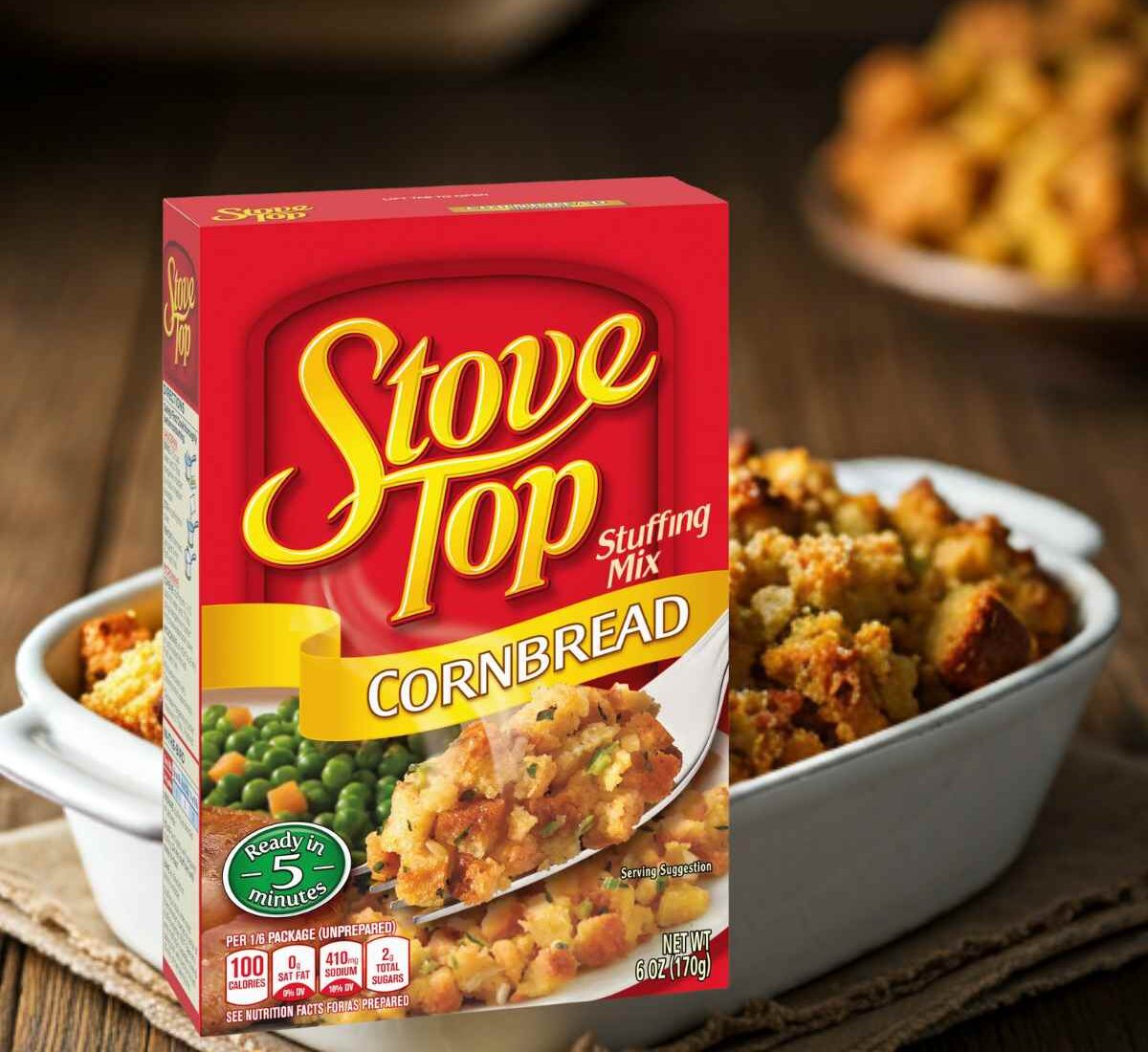 Stove Top Cornbread Stuffing Mix Side Dish