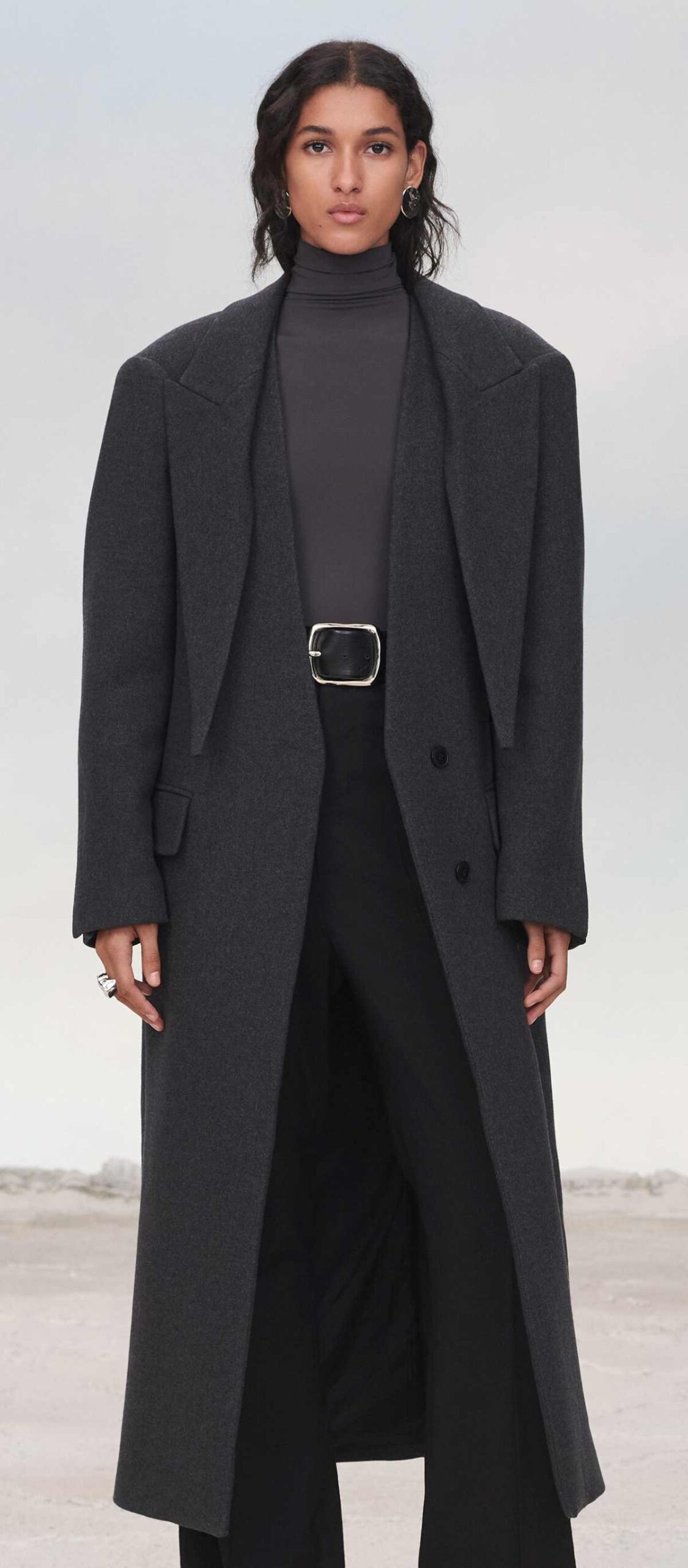 Zara Metropolis Oversized Long Coat Limited Edition