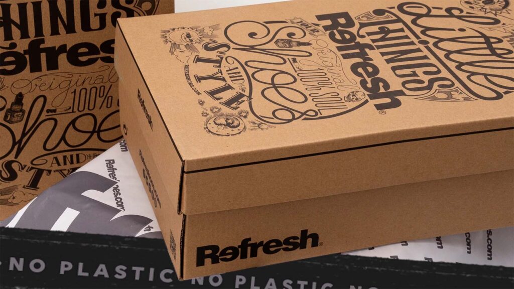 Caja de calzado de Refresh