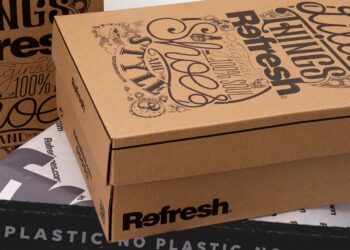 Caja de calzado de Refresh