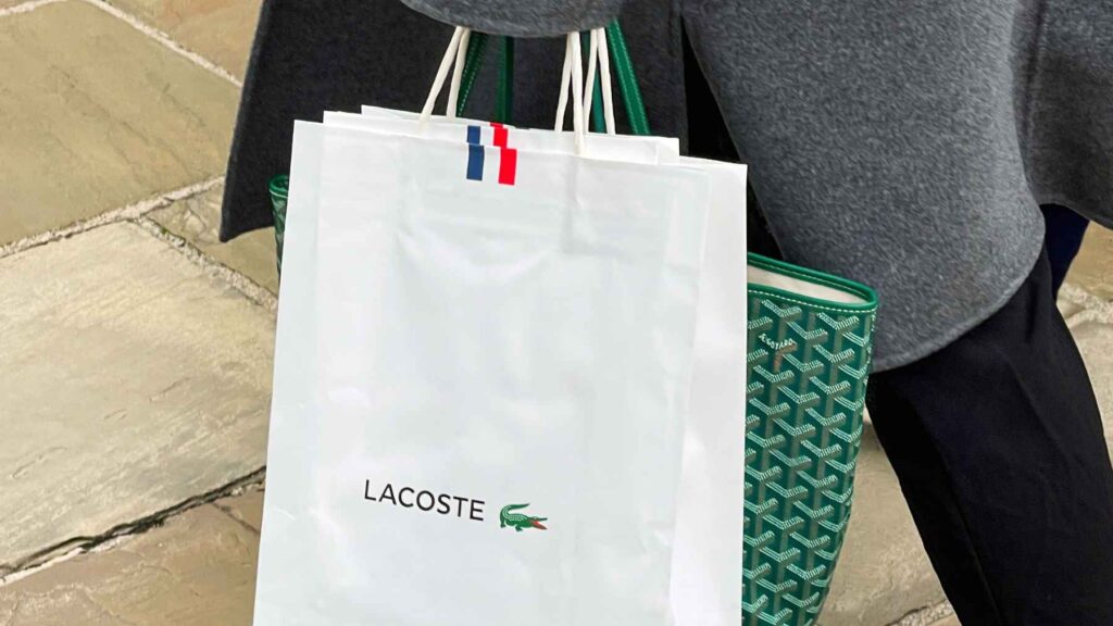 El Corte Inglés gabardina Lacoste