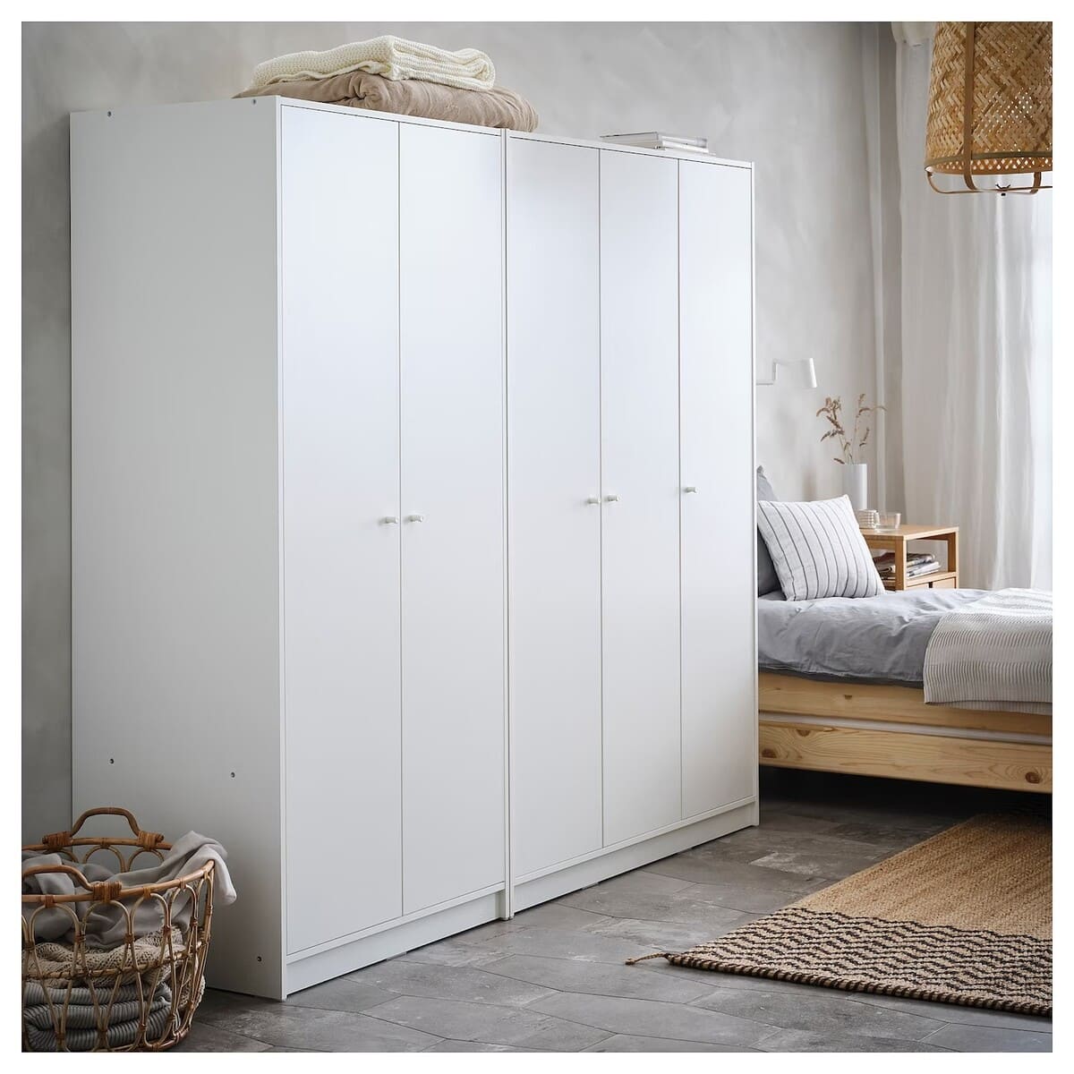 KLEPPSTAD Armario con 3 puertas, blanco do IKEA