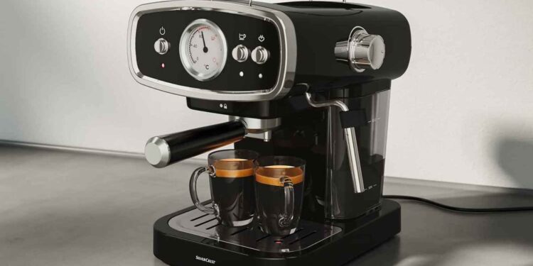 Lidl Cafetera espresso negra 1050 W