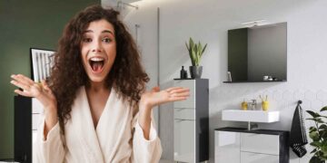 Lidl Germania Armario alto para baño minimalista