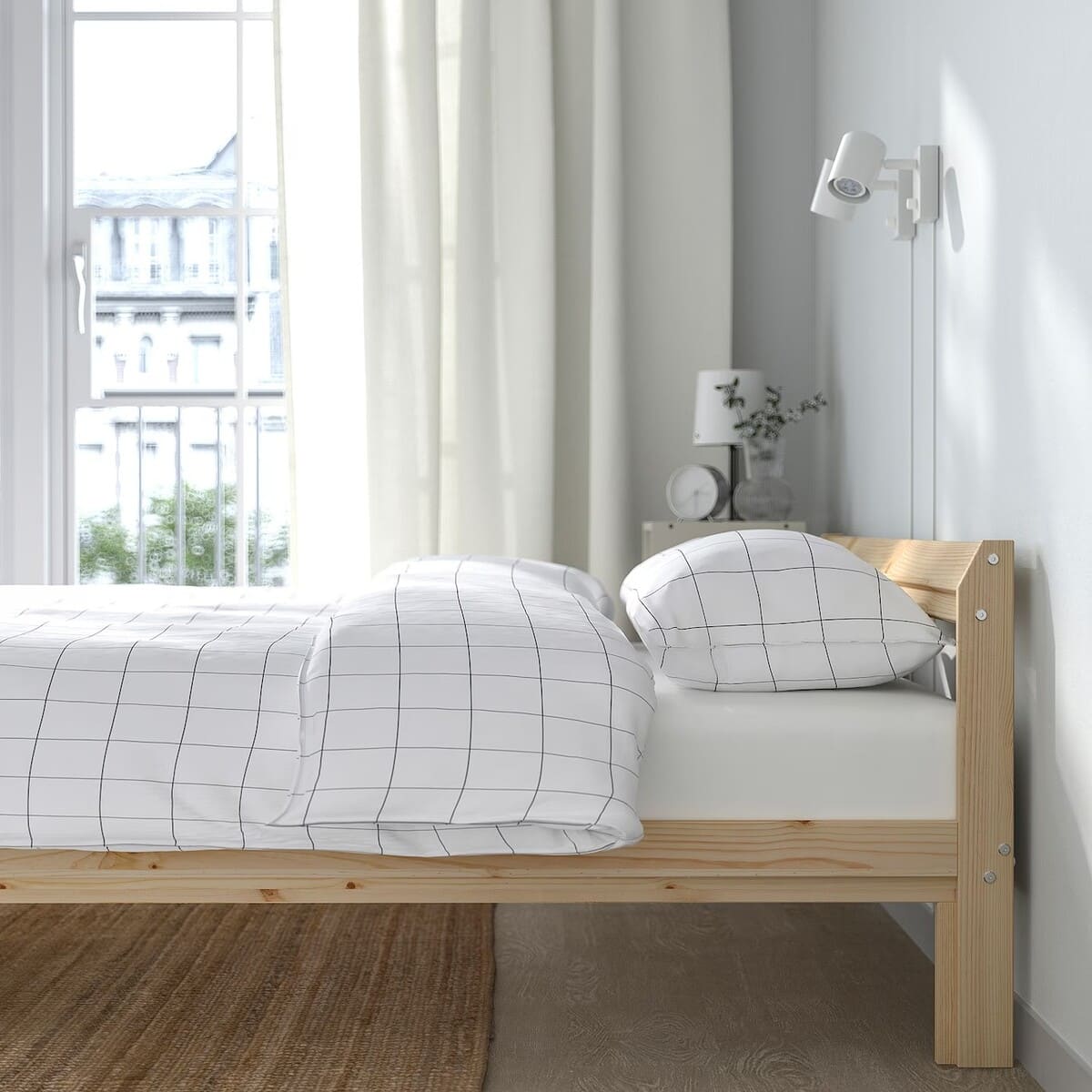 NEIDEN Estructura de cama, pino de IKEA