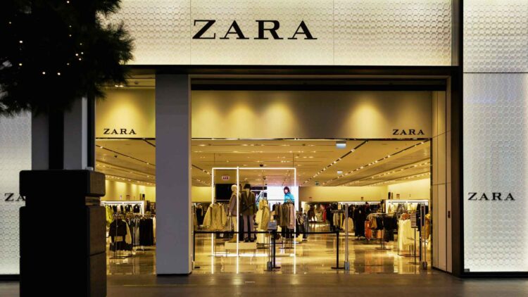 Zara cazadora acolchada combinada