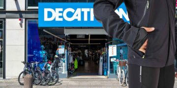 Decathlon Chaqueta running Hombre cortaviento