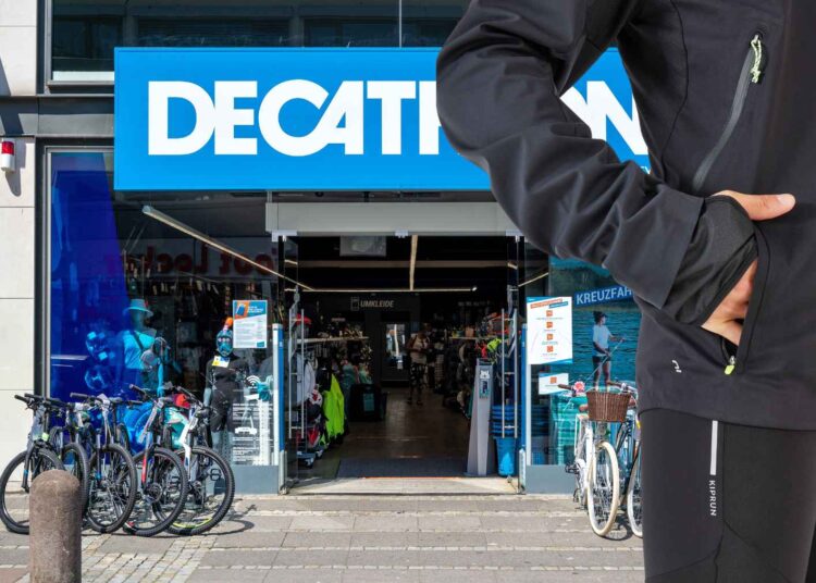 Decathlon Chaqueta running Hombre cortaviento