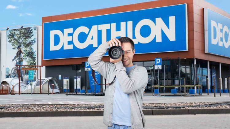 Decathlon Trolley y mochila para cámara de fotos