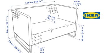 Ikea sofá 2 plazas KNOPPARP