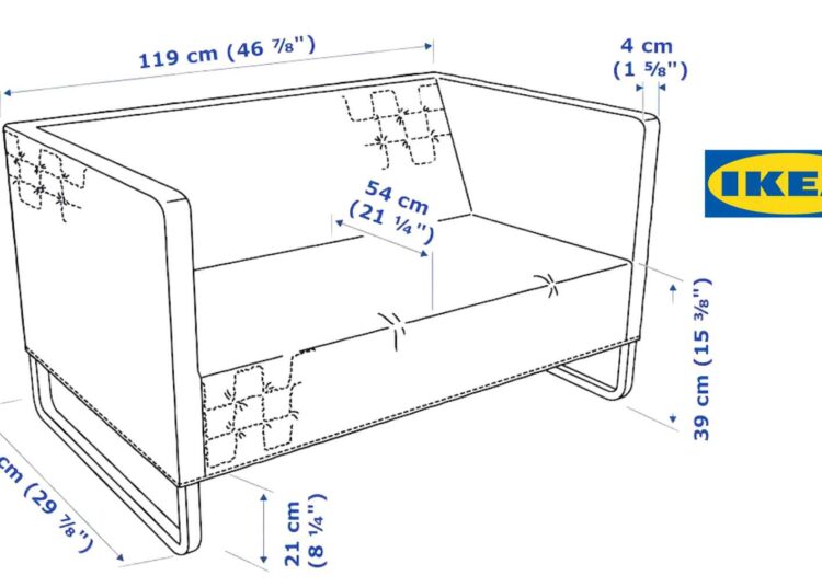 Ikea sofá 2 plazas KNOPPARP