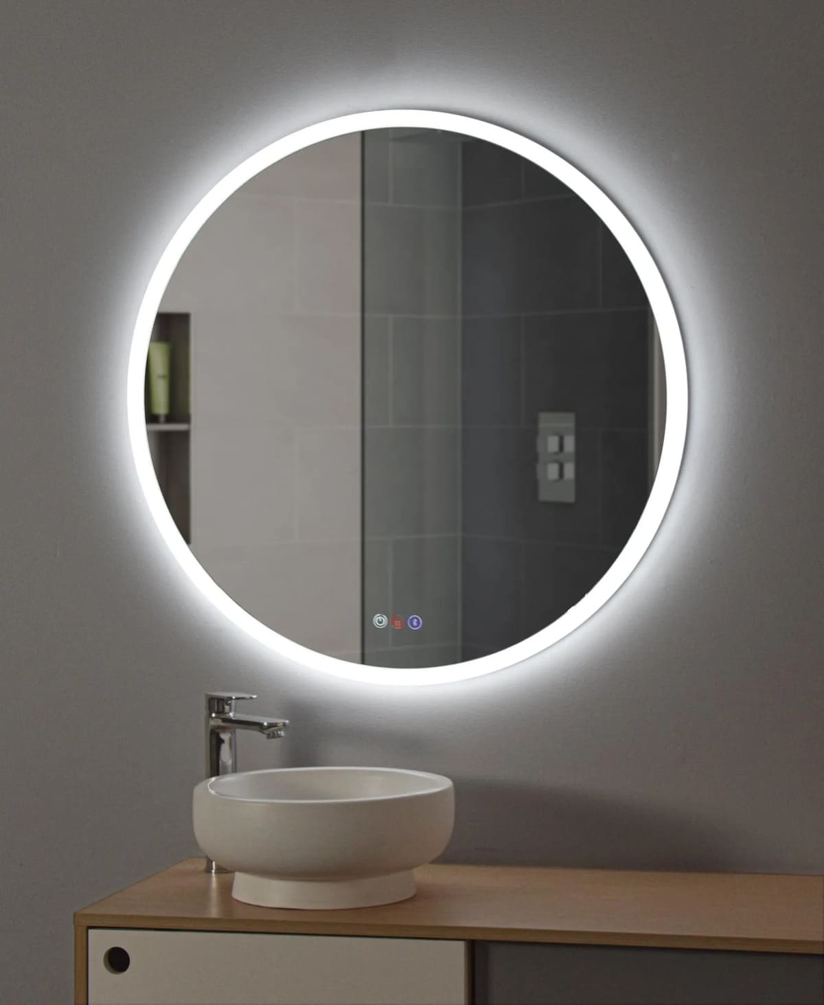 Leroy Merlin Espejo de baño con luz LED Cosmos antivaho , bluetooth