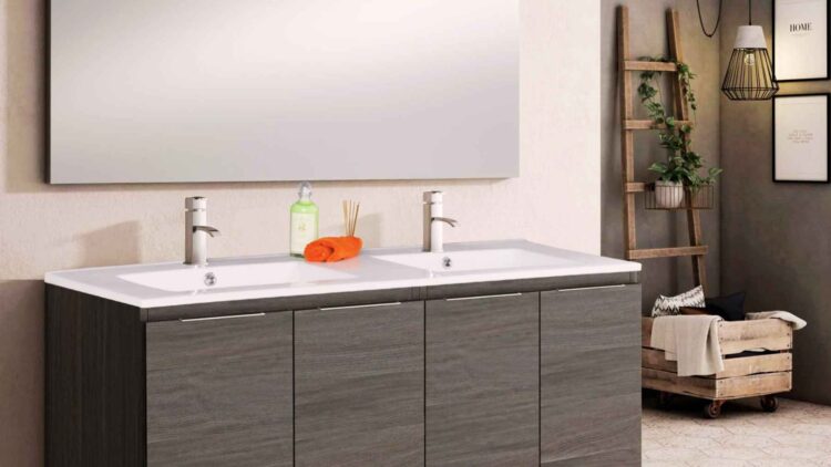 Leroy Merlin Mueble de baño con lavabo y espejo Prima