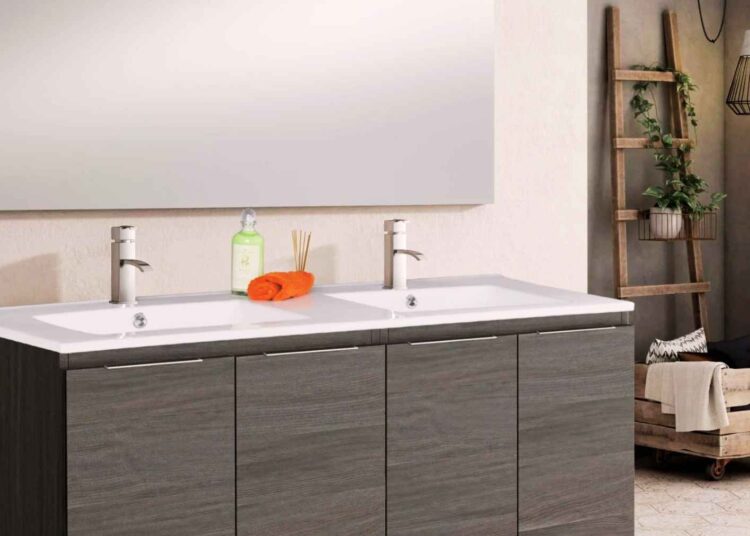 Leroy Merlin Mueble de baño con lavabo y espejo Prima