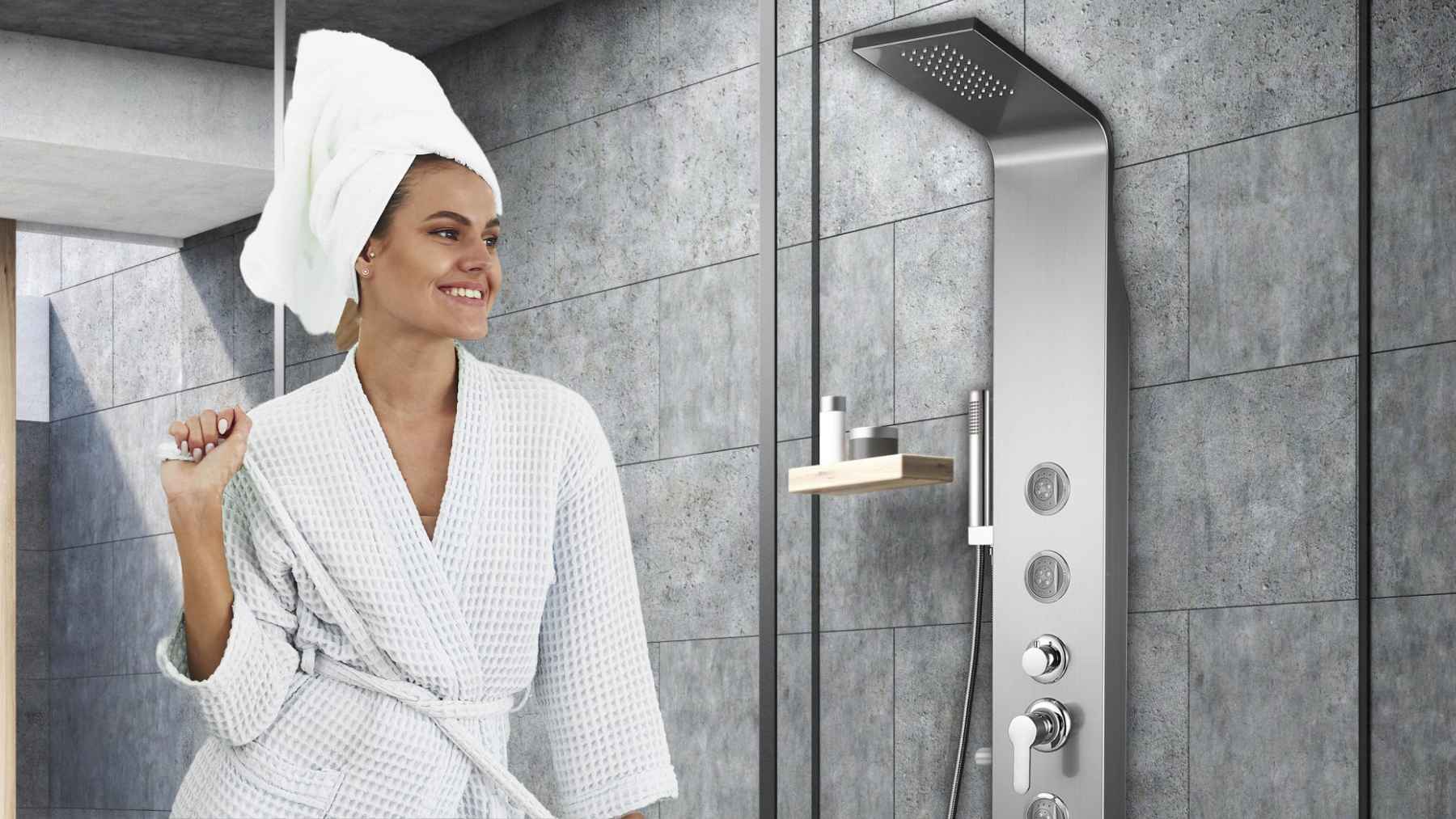 3 duchas con hidromasaje LOW COST de Leroy Merlin que te dejan el baño como  el de un hotel de lujo