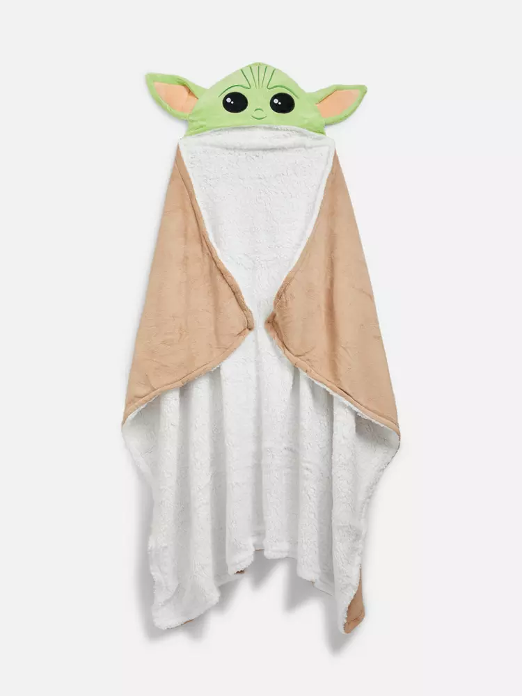 Manta Con Capucha De Baby Yoda De Star Wars