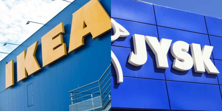 Pulso entre IKEA y JYSK por liderar la venta de muebles