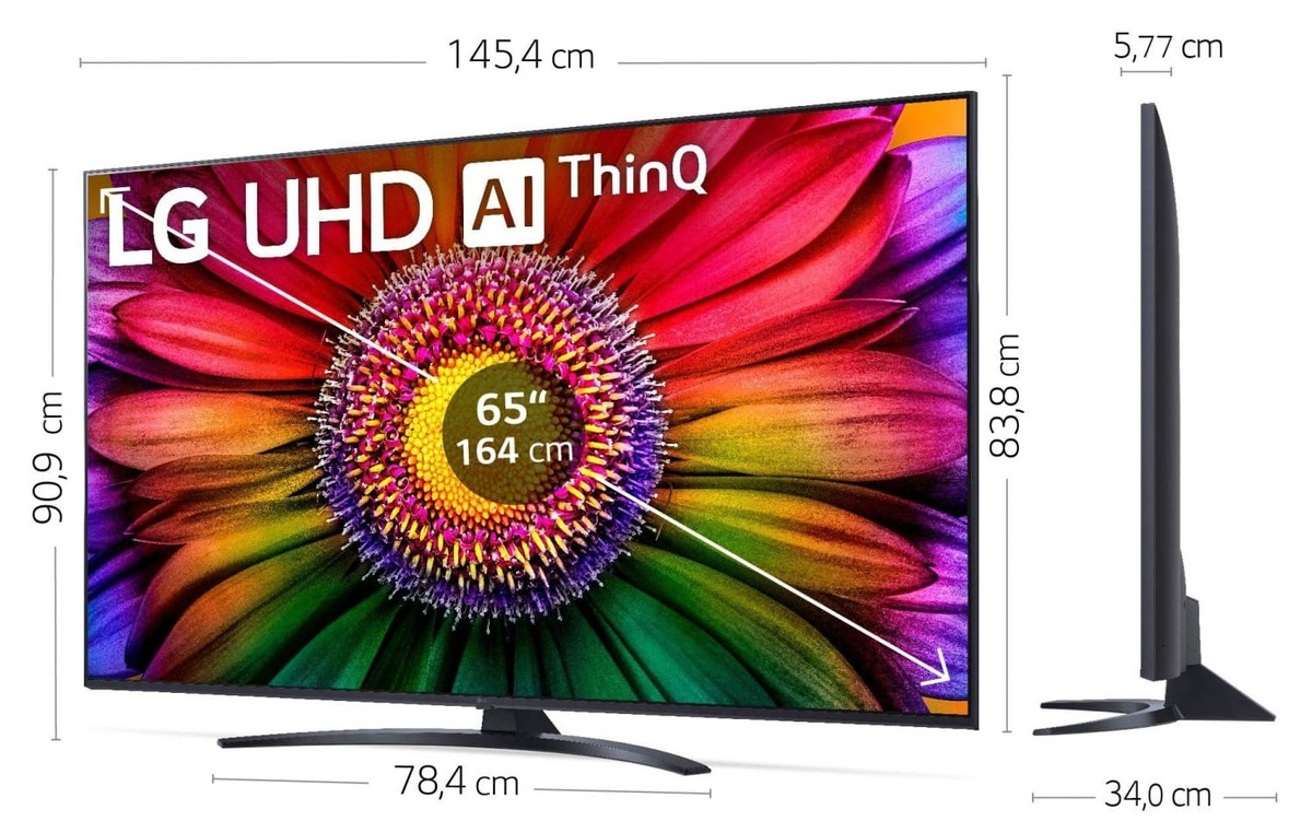 TV LED 65 in Carrefour LG 4K UHD Smart TV
