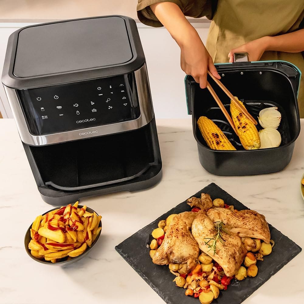 La freidora de aire Cecofry Supreme 8000 con 8 litros y 1800 W de Cecotec en Amazon