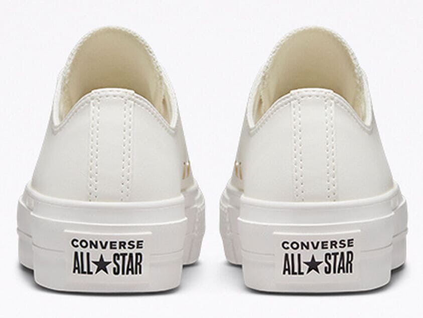 Las zapatillas Chuck Taylor All Star Lift Platform Mono blancas de Converse