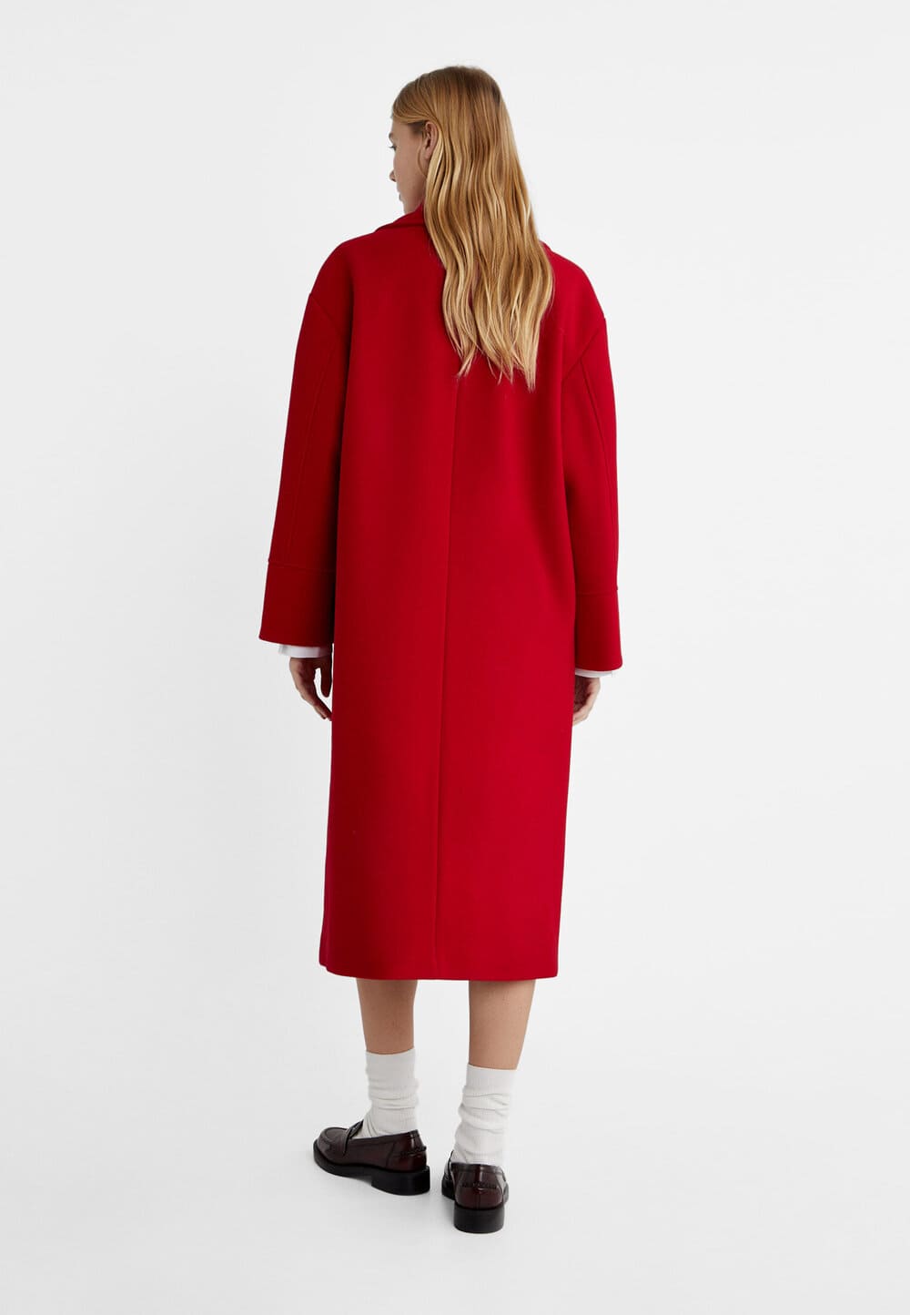 Abrigo Stradivarius Oversize Tacto Suave