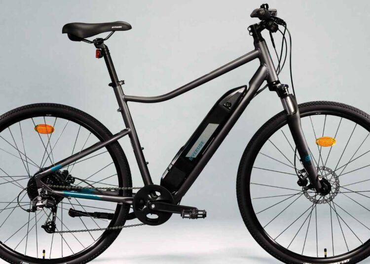 Decathlon bicicleta eléctrica de trekking