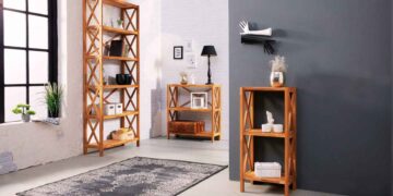 JYSK estanterías madera roble