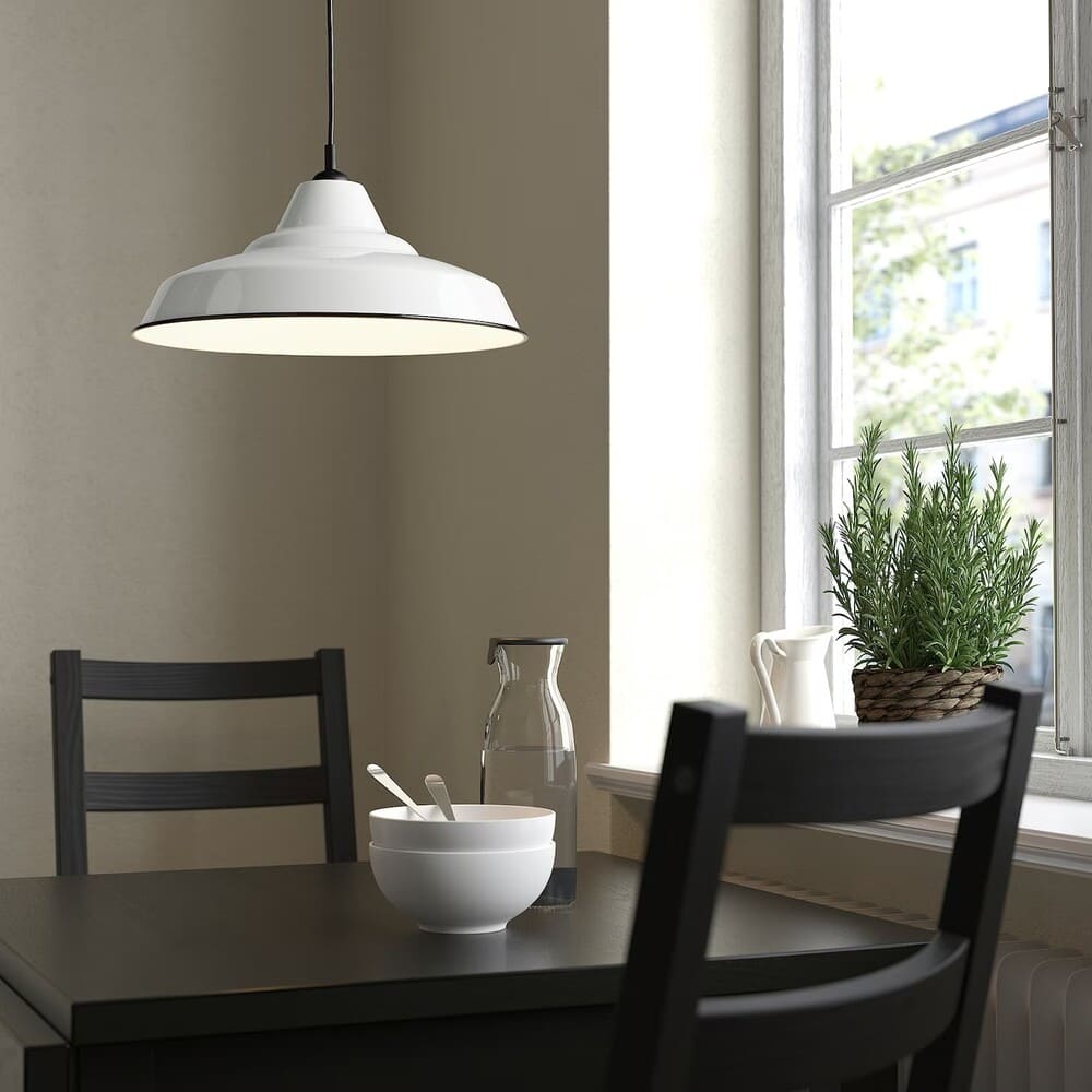 Lámpara de techo IKEA, blanco