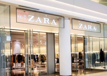 Zara vestido corto estampado primaveral